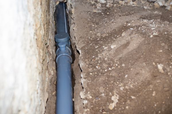 Drain Line Installation in Rogers