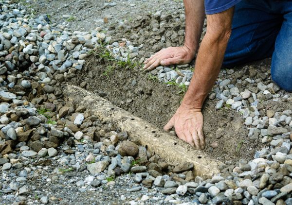 French Ditch Installation in Rogers