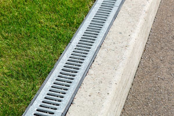 Courtyard Drain Installation in Rogers