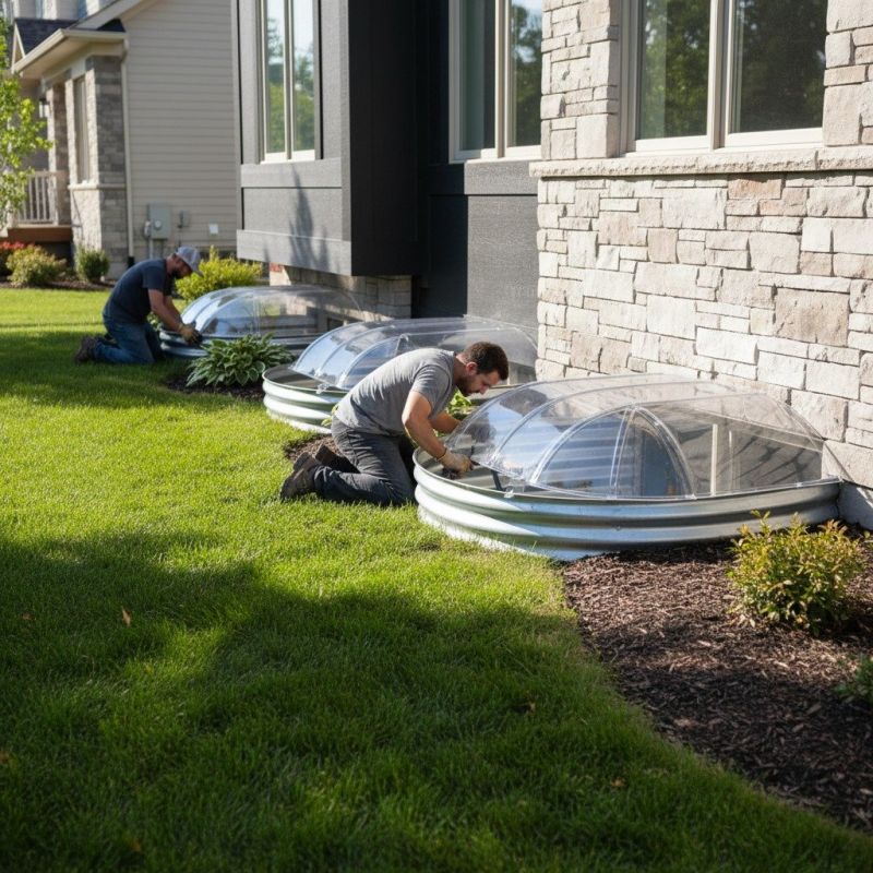 Window Well Installation detail