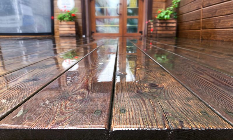 Veranda Drain Installation